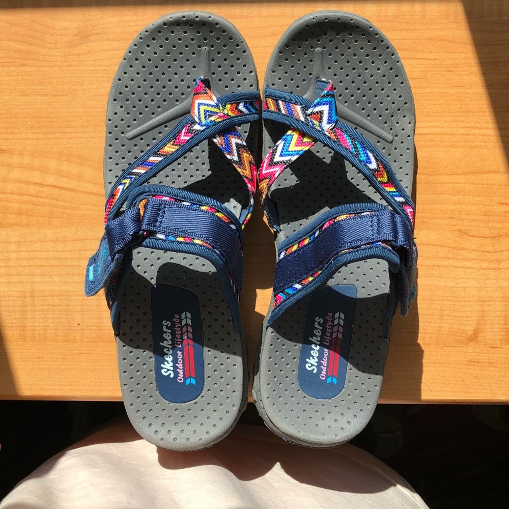 Multi-colored sandals